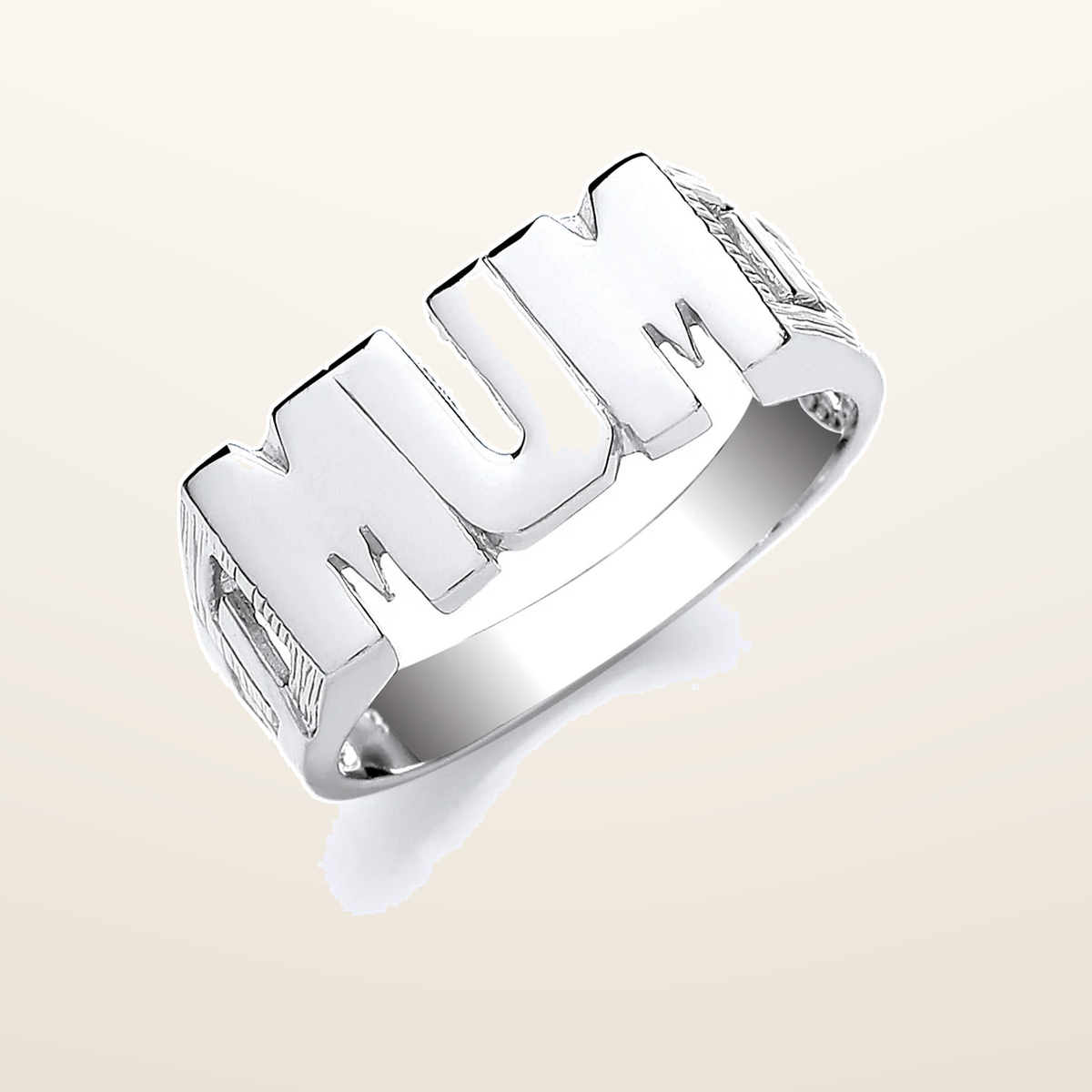 IT_ROLE:studio_clean | Silver MUM ID Ring