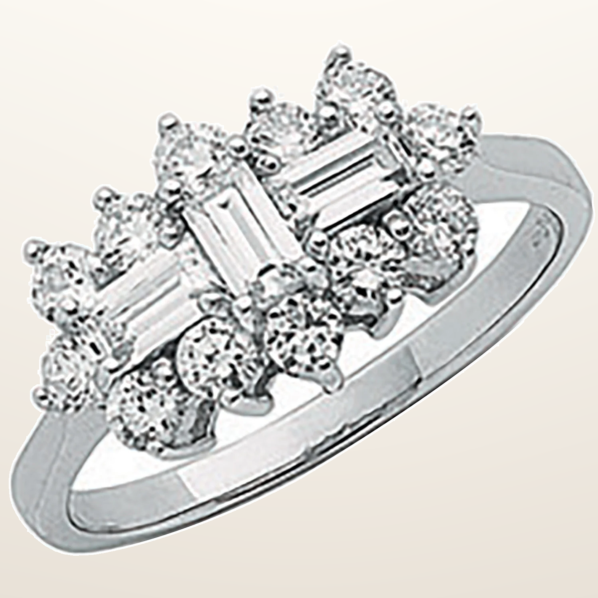 IT_ROLE:studio_clean | White Gold Cubic Zirconia Boat Ring
