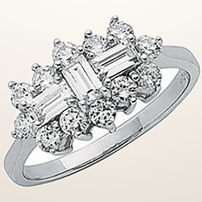 IT_ROLE:studio_clean | White Gold Cubic Zirconia Boat Ring