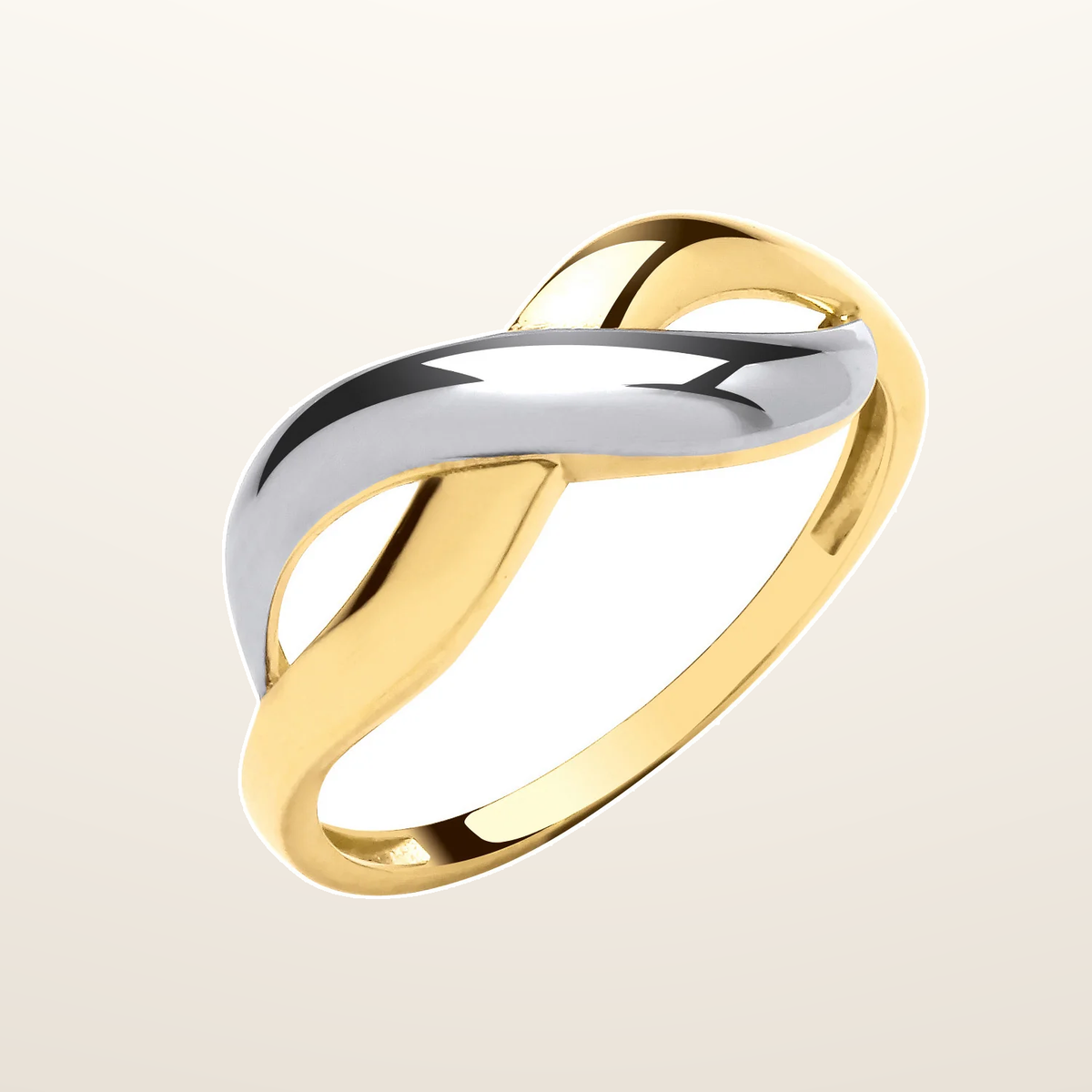 IT_ROLE:studio_clean | Yellow & White Gold Infinity Ring