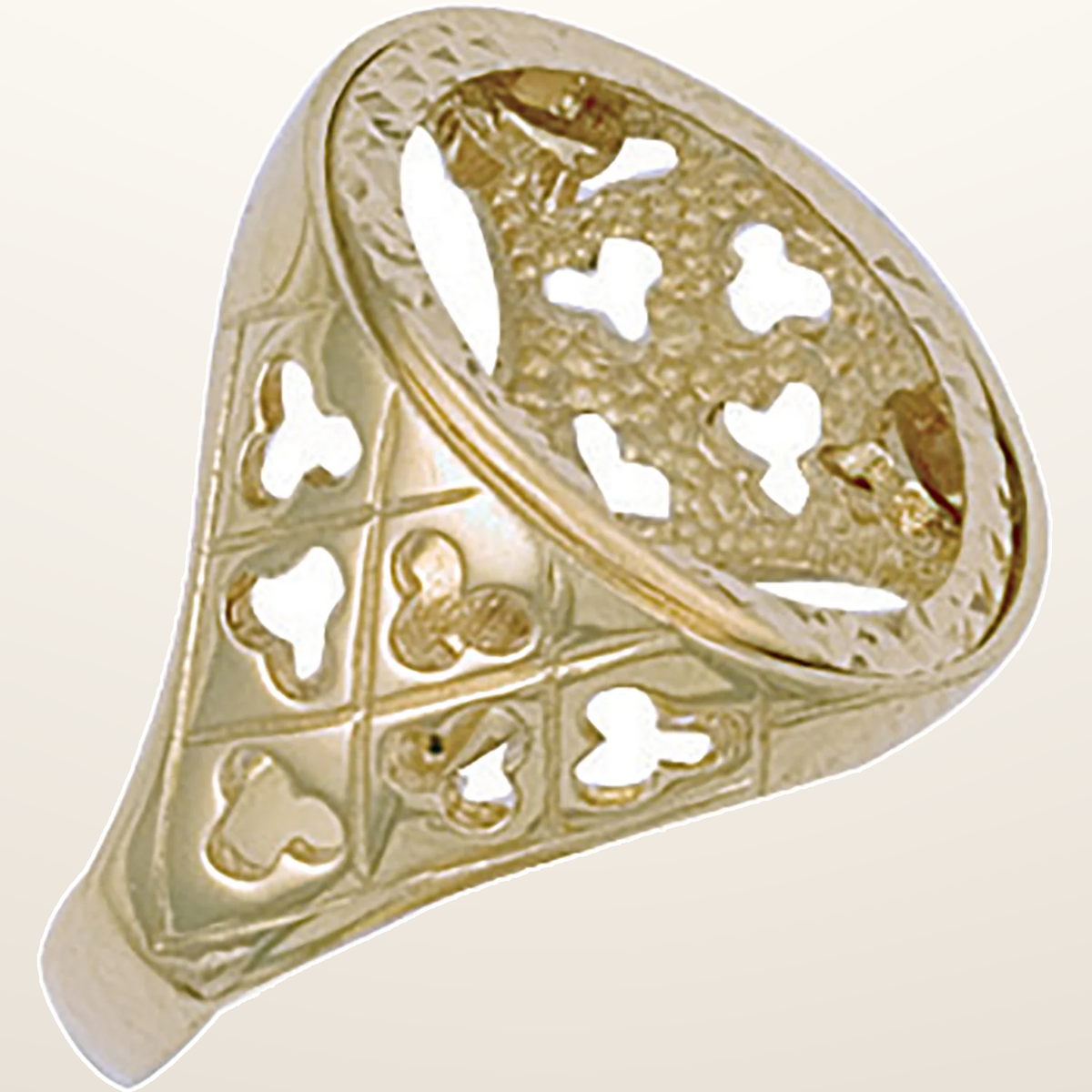 IT_ROLE:studio_clean | Yellow Gold (Full) Fancy Sides Sovereign Ring