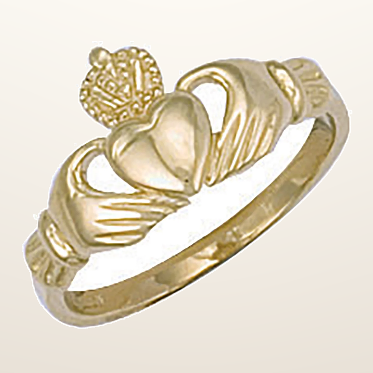 IT_ROLE:studio_clean | Yellow Gold Baby Claddagh Ring