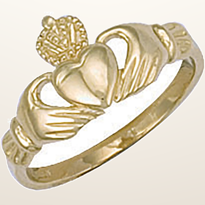 IT_ROLE:studio_clean | Yellow Gold Baby Claddagh Ring