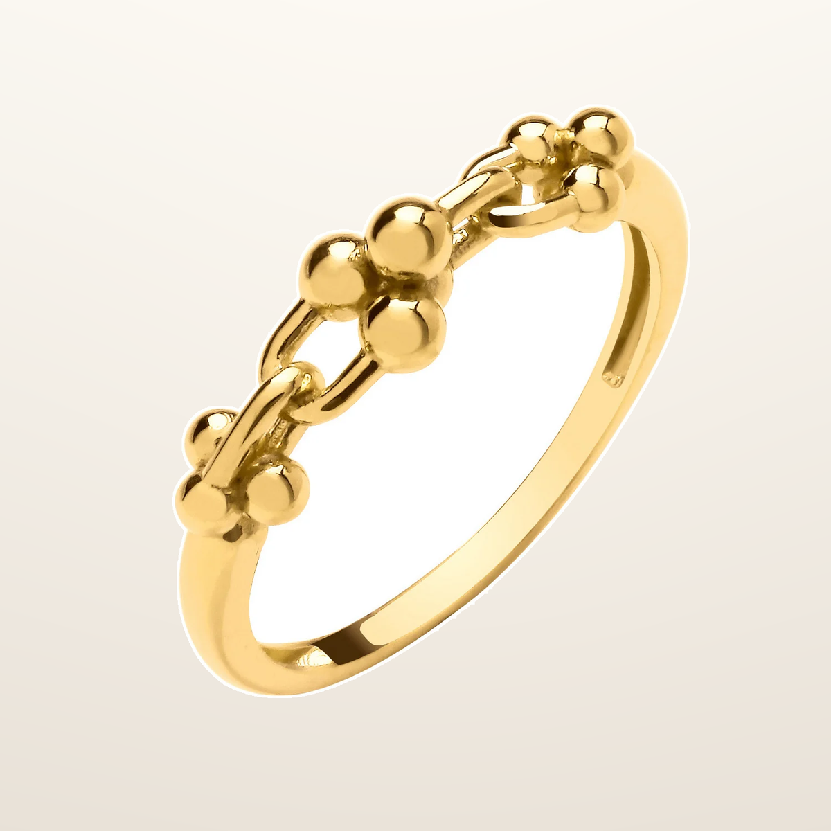 IT_ROLE:studio_clean | Yellow Gold Bike Lock Ring