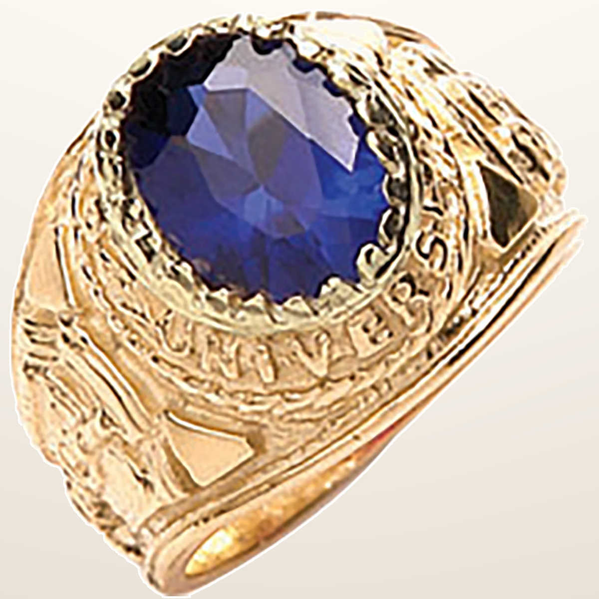 IT_ROLE:studio_clean | Yellow Gold Blue Cubic Zirconia Baby Collage Ring