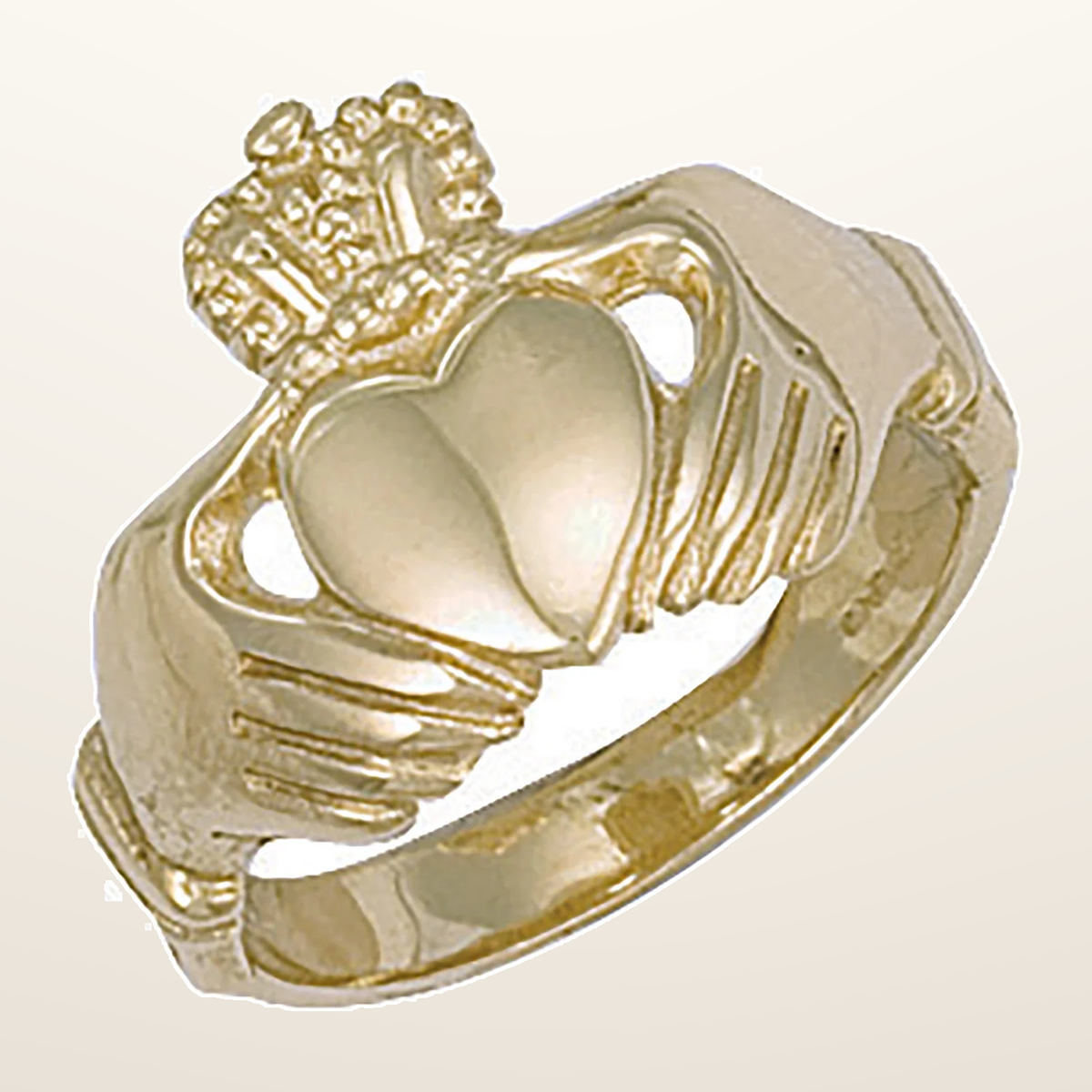 IT_ROLE:studio_clean | Yellow Gold Claddagh Ring
