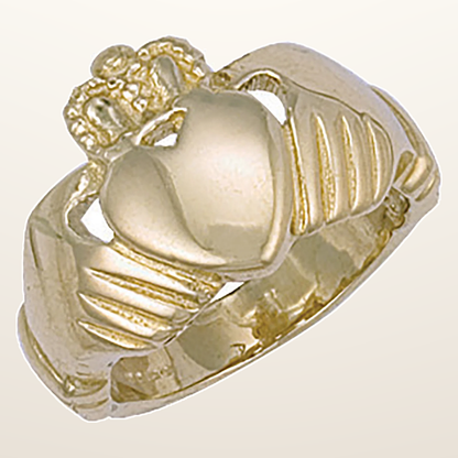 IT_ROLE:studio_clean | Yellow Gold Claddagh Ring