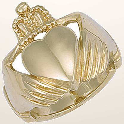 IT_ROLE:studio_clean | Yellow Gold Claddagh Ring