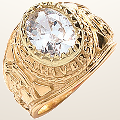 IT_ROLE:studio_clean | Yellow Gold Clear Cubic Zirconia Baby Collage Ring