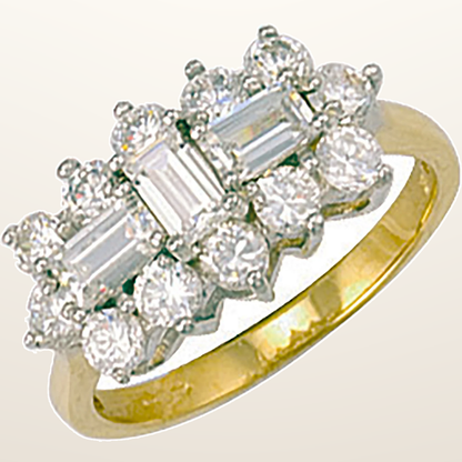 IT_ROLE:studio_clean | Yellow Gold Cubic Zirconia Boat Ring