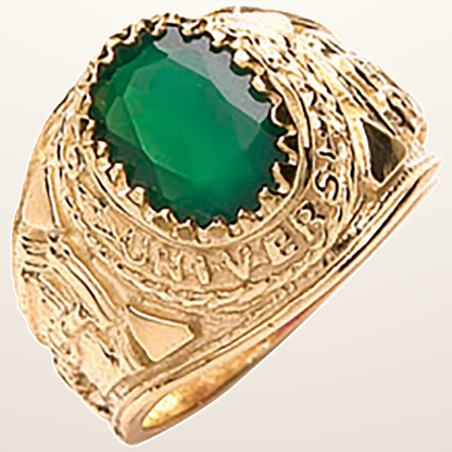 IT_ROLE:studio_clean | Yellow Gold Green Cubic Zirconia Baby Collage Ring