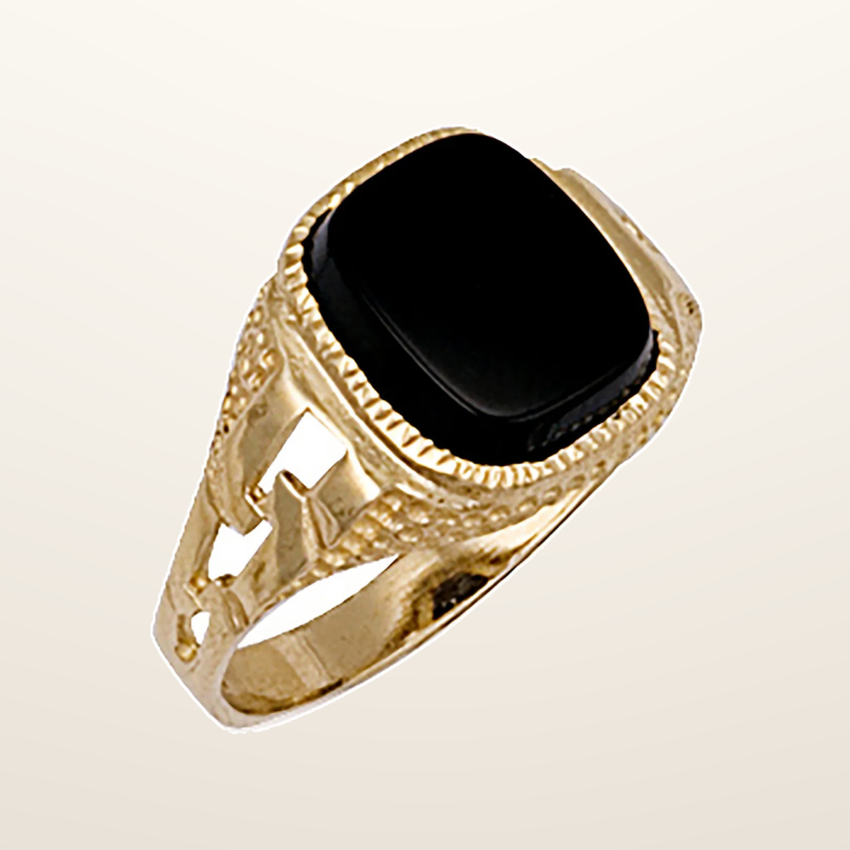 IT_ROLE:studio_clean | Yellow Gold ID Sides Ring