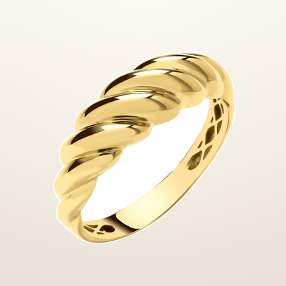IT_ROLE:studio_clean | Yellow Gold Rope Ladies Ring