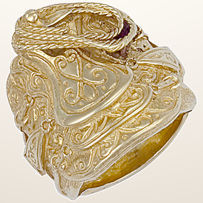IT_ROLE:studio_clean | Yellow Gold Saddle Ring