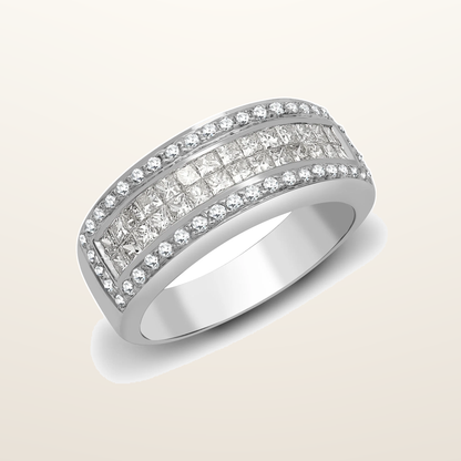 IT_ROLE:studio_clean | 18ct White Gold Natural Diamond Ring