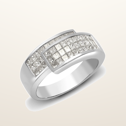 IT_ROLE:studio_clean | 18ct White Gold Natural Diamond Ring