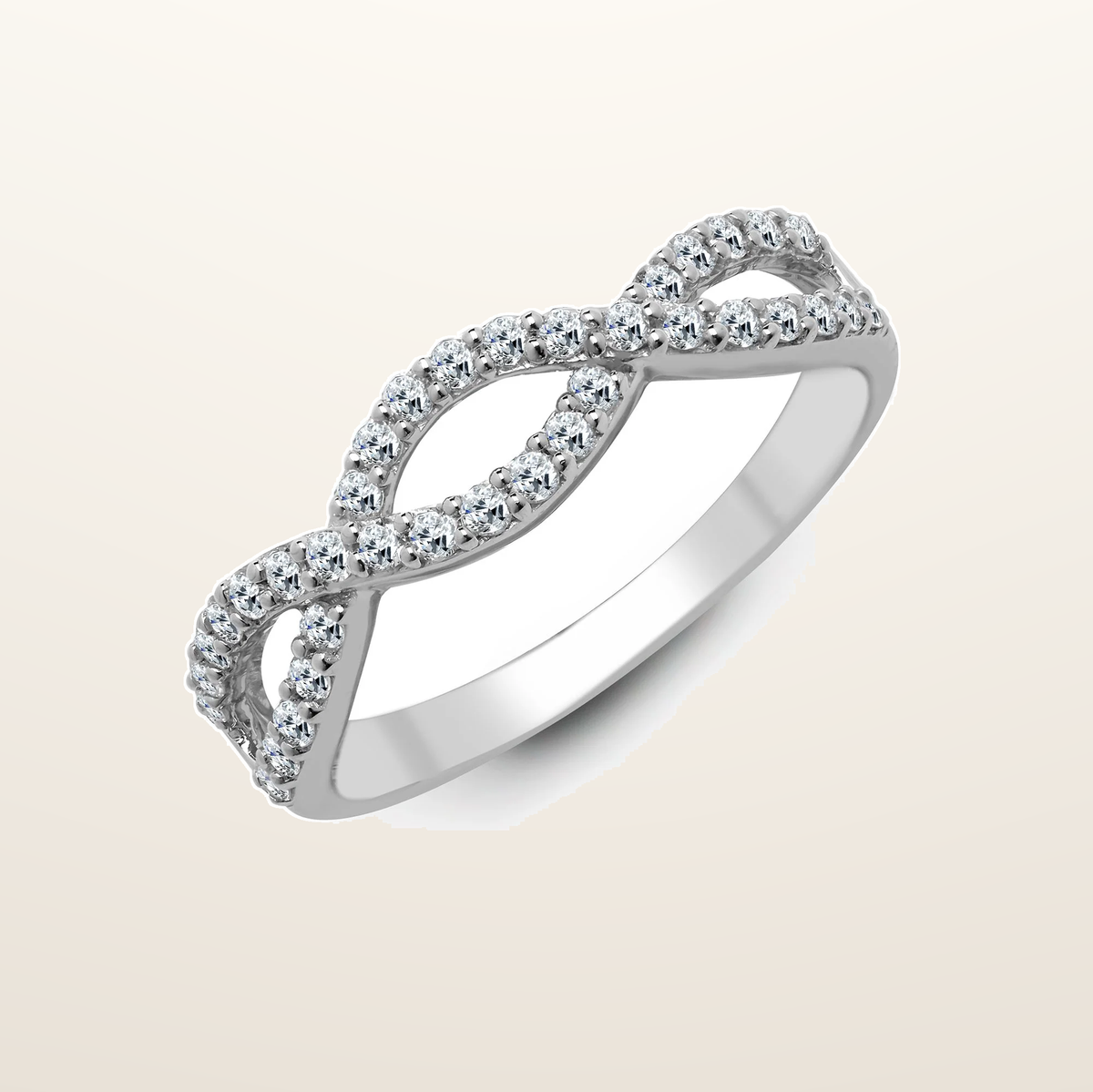 IT_ROLE:studio_clean | 18ct White 0.39ct Natural Diamond Ring
