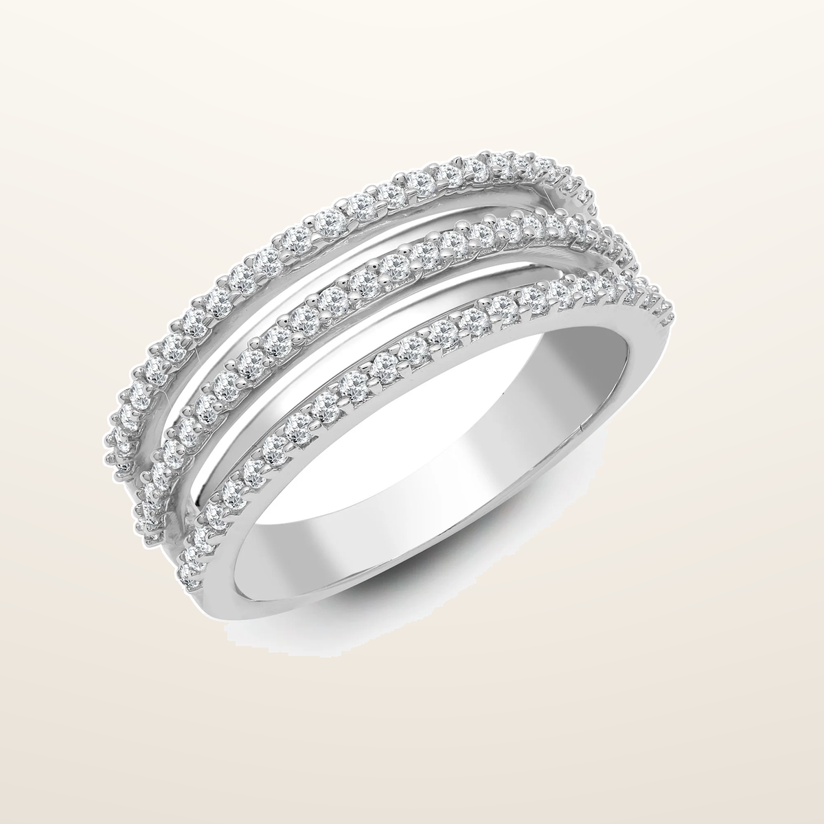 IT_ROLE:studio_clean | 18ct White 0.63ct Natural Diamond Ring