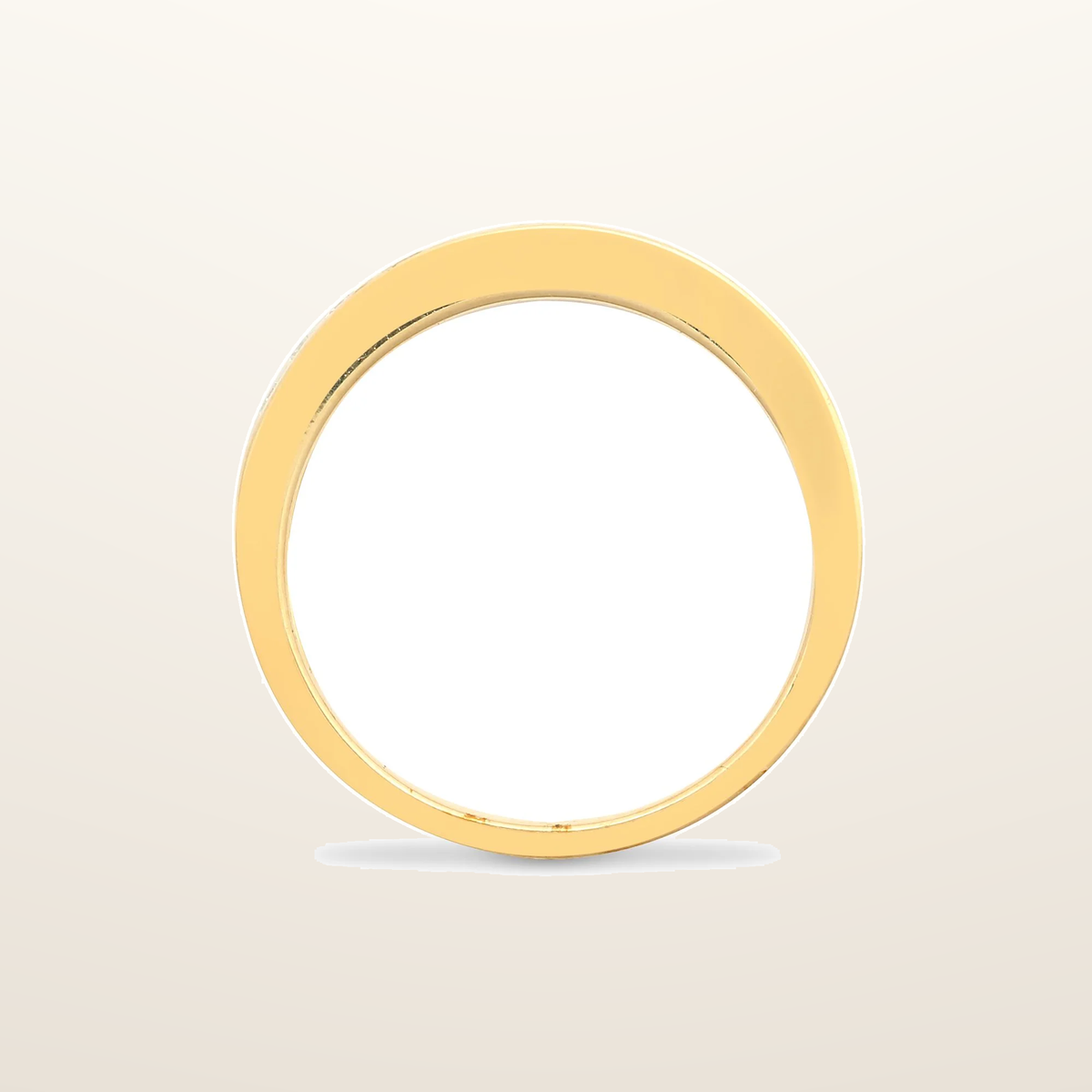 IT_ROLE:studio_clean | 9ct Yellow Gold Natural Diamond Half Eternity Ring