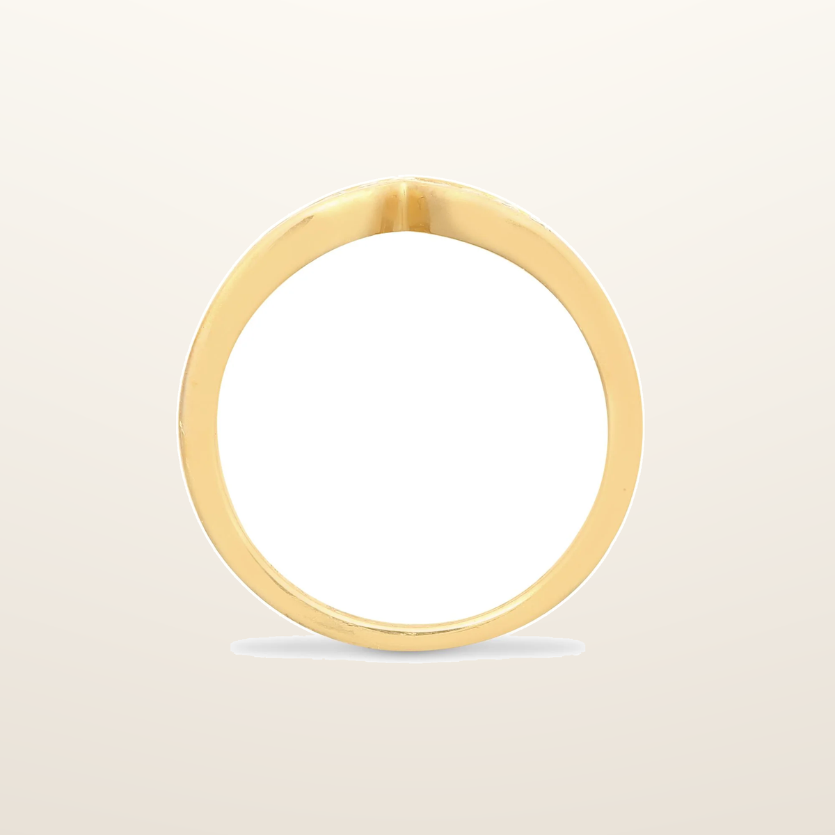 IT_ROLE:studio_clean | 9ct Yellow Gold Natural Diamond Wishbone Ring