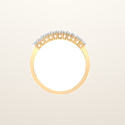 IT_ROLE:studio_clean | 9ct Yellow Gold Natural Diamond Ring