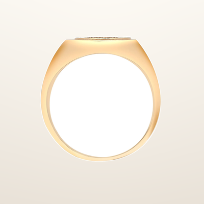 IT_ROLE:studio_clean | 9ct Yellow Gold Natural Diamond Ring