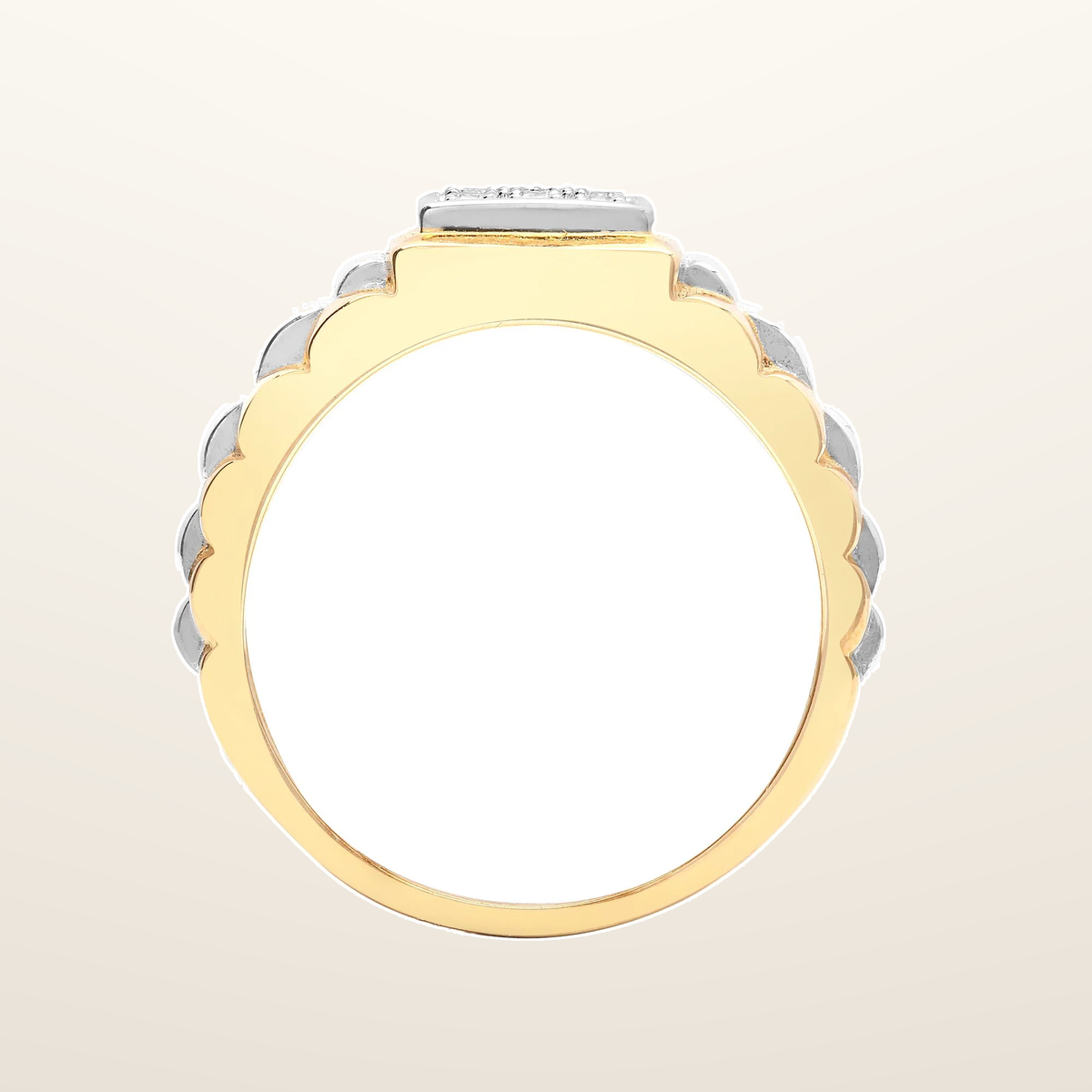IT_ROLE:studio_clean | 9ct Yellow Gold Natural Diamond Ring