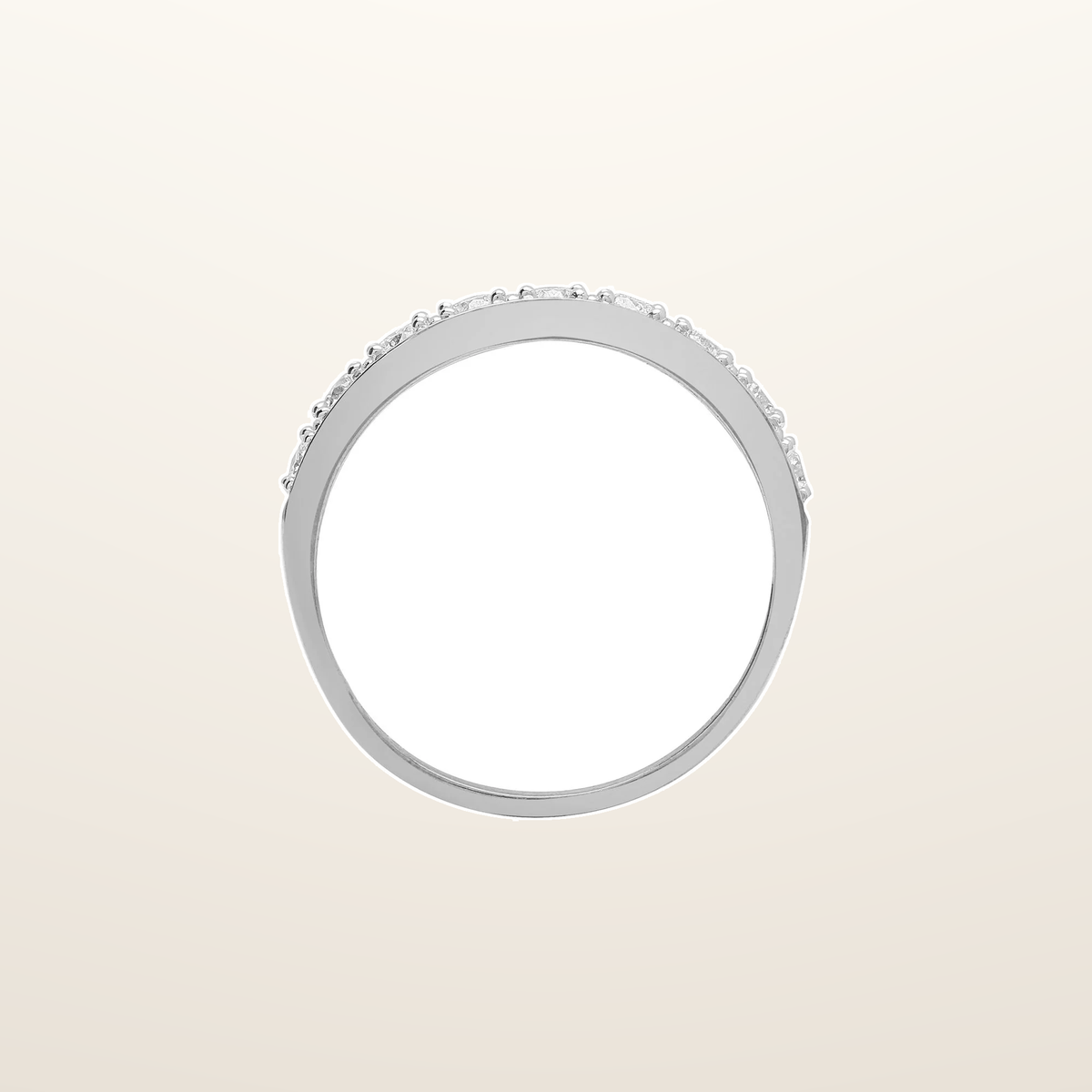 IT_ROLE:studio_clean | 9ct White Gold Half Eternity Natural Diamond Ring