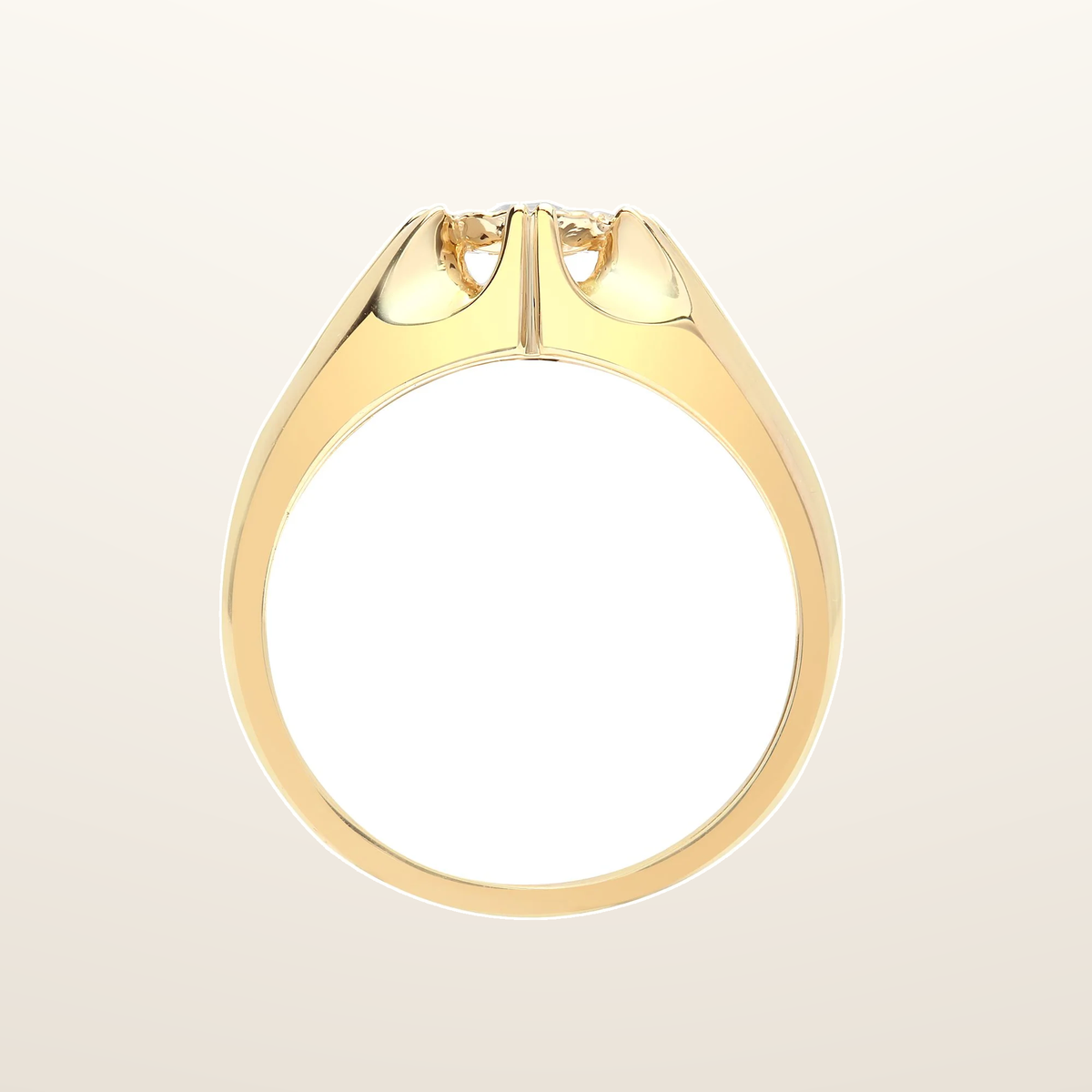 IT_ROLE:studio_clean | 9ct Yellow Gold Gents Natural Diamond Ring