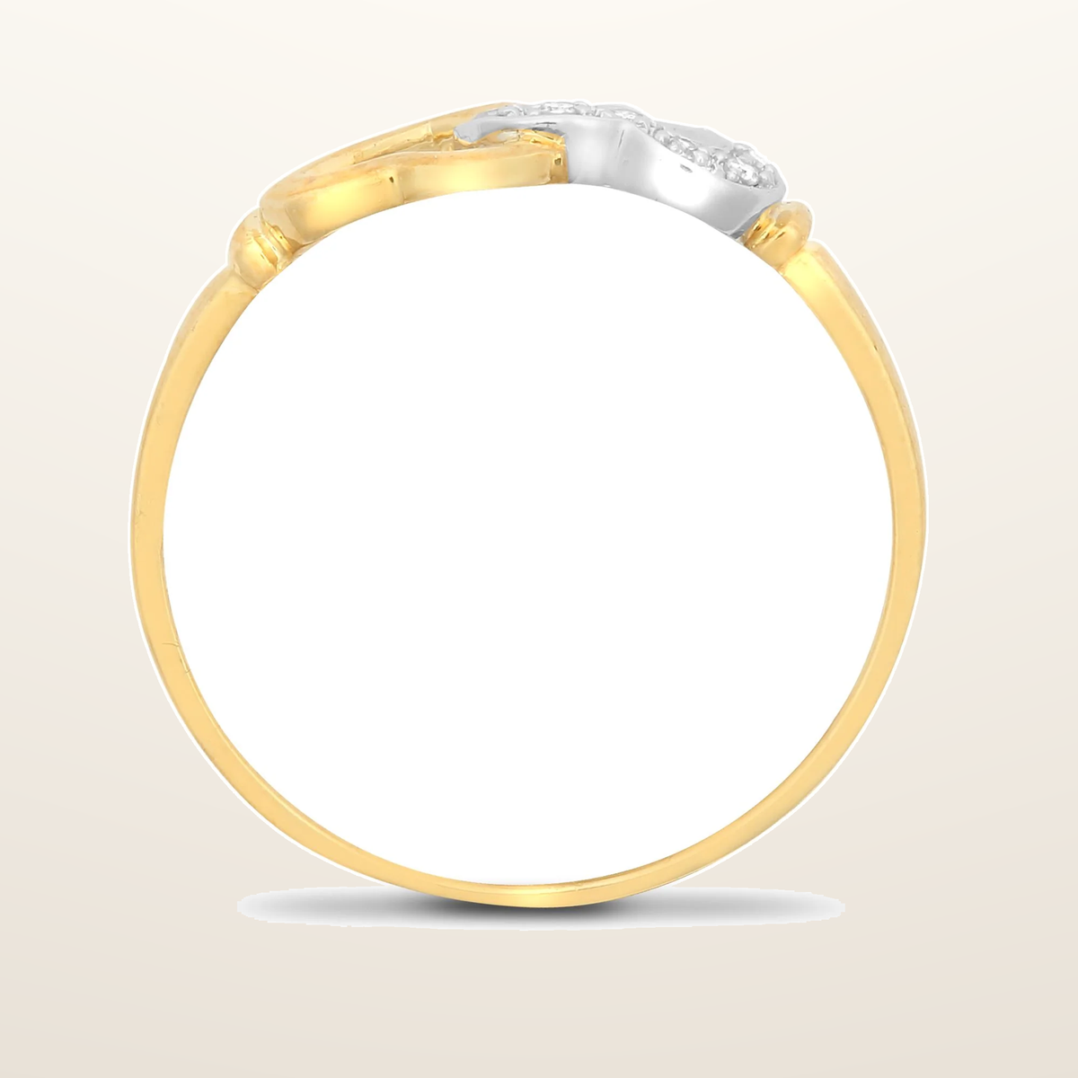 IT_ROLE:studio_clean | 9ct Yellow Gold Natural Diamond Heart Ring