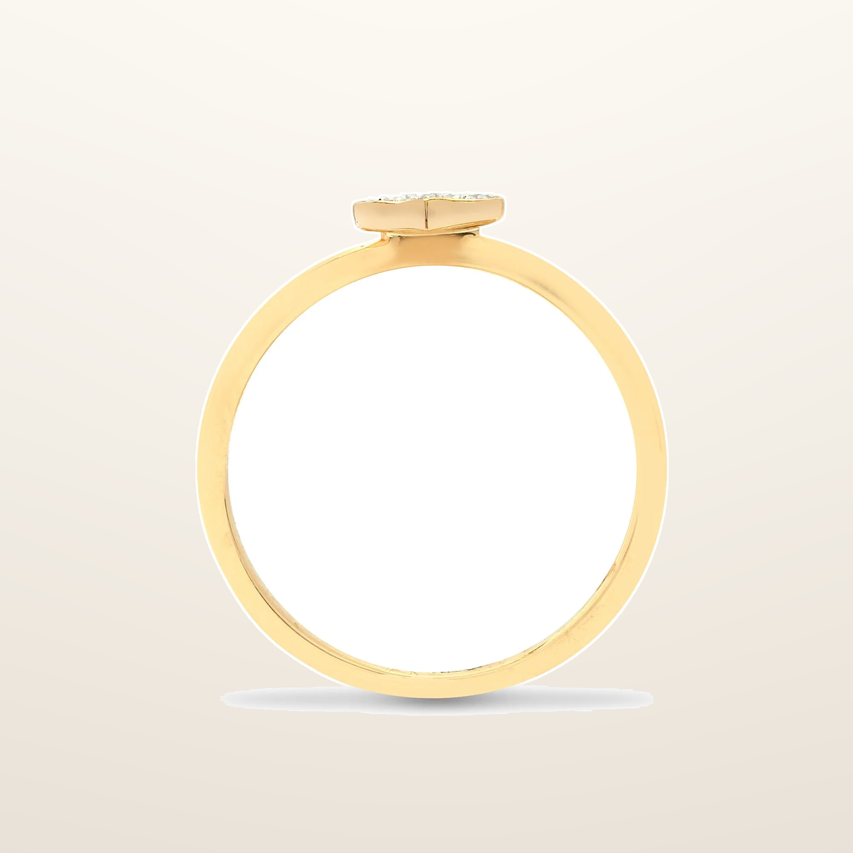 IT_ROLE:studio_clean | 9ct Yellow 7pts Natural Diamond Heart Ring