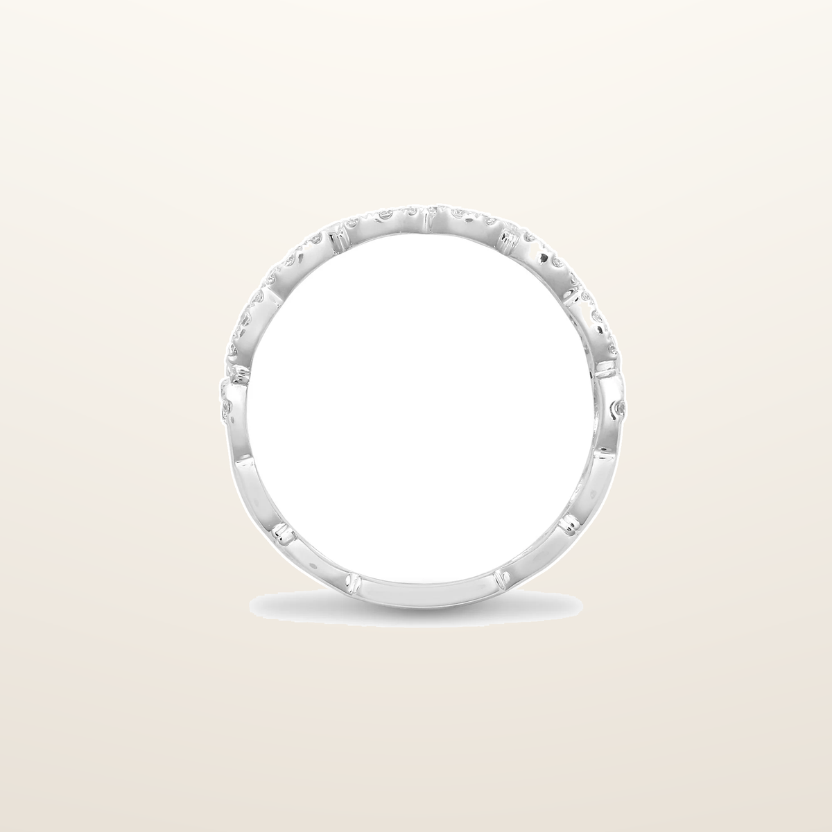 IT_ROLE:studio_clean | 9ct White 2 Row Hearts Ring