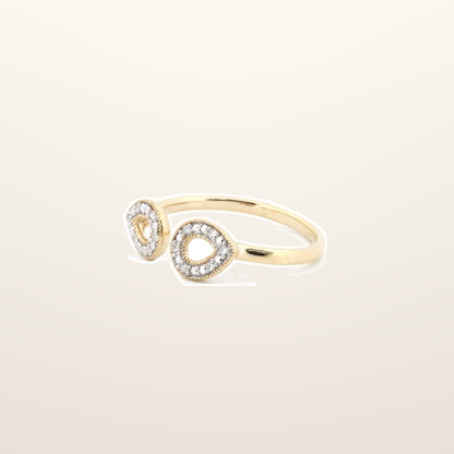 IT_ROLE:studio_clean | 9ct Yellow 0.06ct Natural Diamond Ring