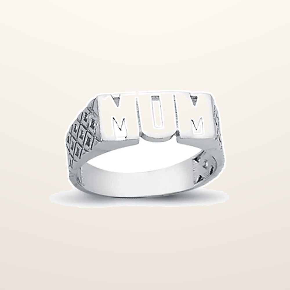 IT_ROLE:studio_clean | 925 Silver Mum Ring Filligree Shoulders