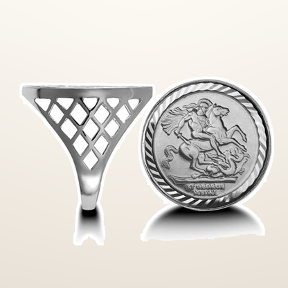 IT_ROLE:studio_clean | 925 Silver Half St George Ring