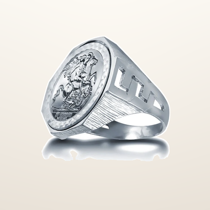 IT_ROLE:studio_clean | 925 Silver Full Sovereign Ring
