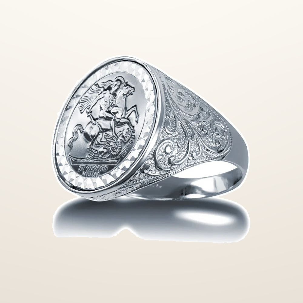 IT_ROLE:studio_clean | 925 Silver Full Sovereign Ring