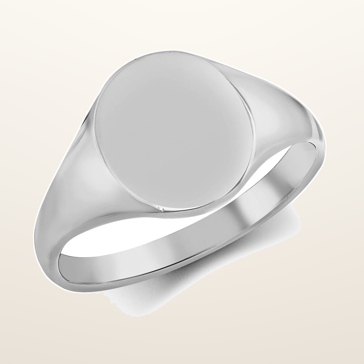 IT_ROLE:studio_clean | 925 Silver Oval Polished Signet Ring