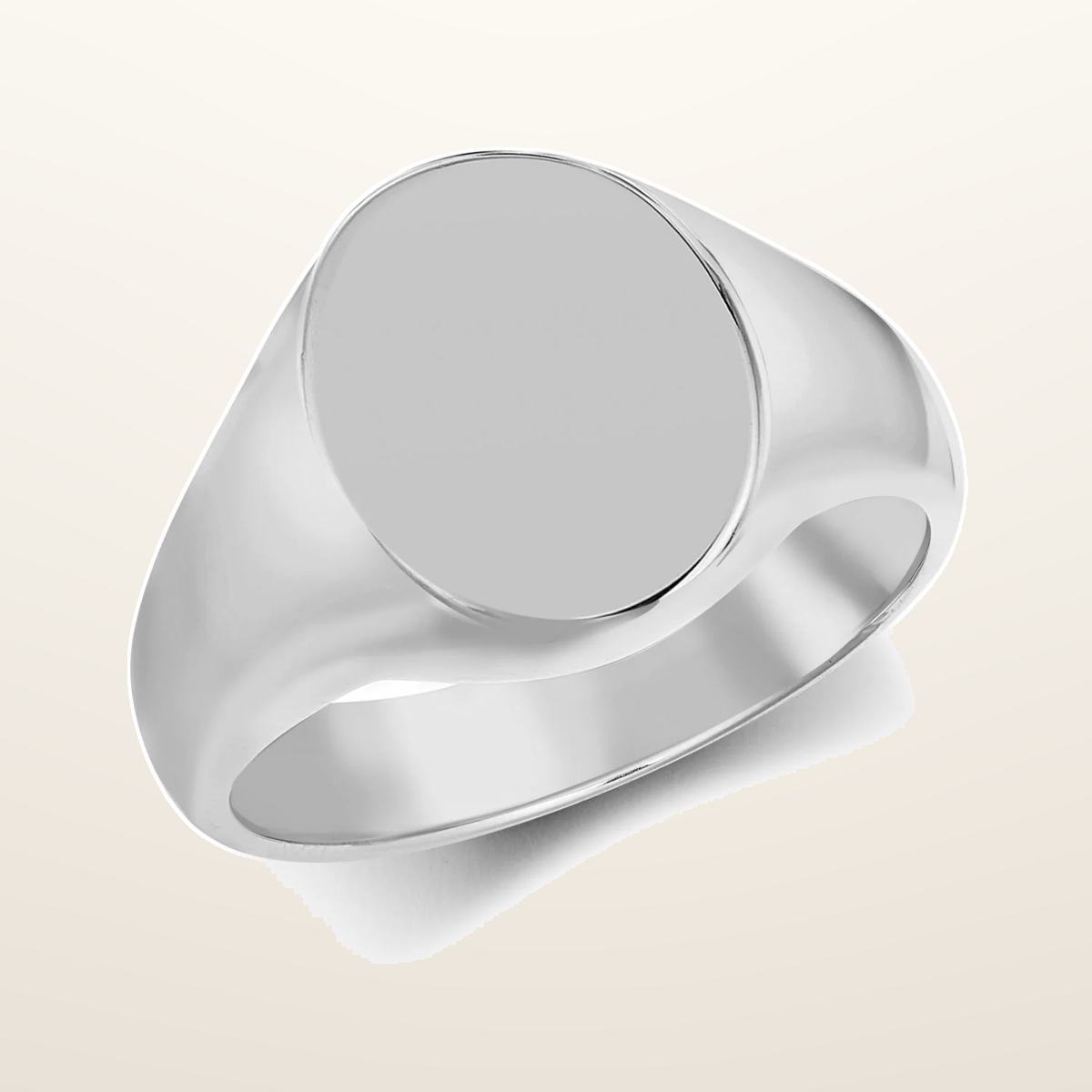 IT_ROLE:studio_clean | 925 Silver Oval Polished Signet Ring
