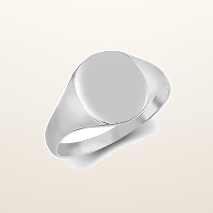 IT_ROLE:studio_clean | 925 Silver Oval Polished Female/ Child Signet Ring