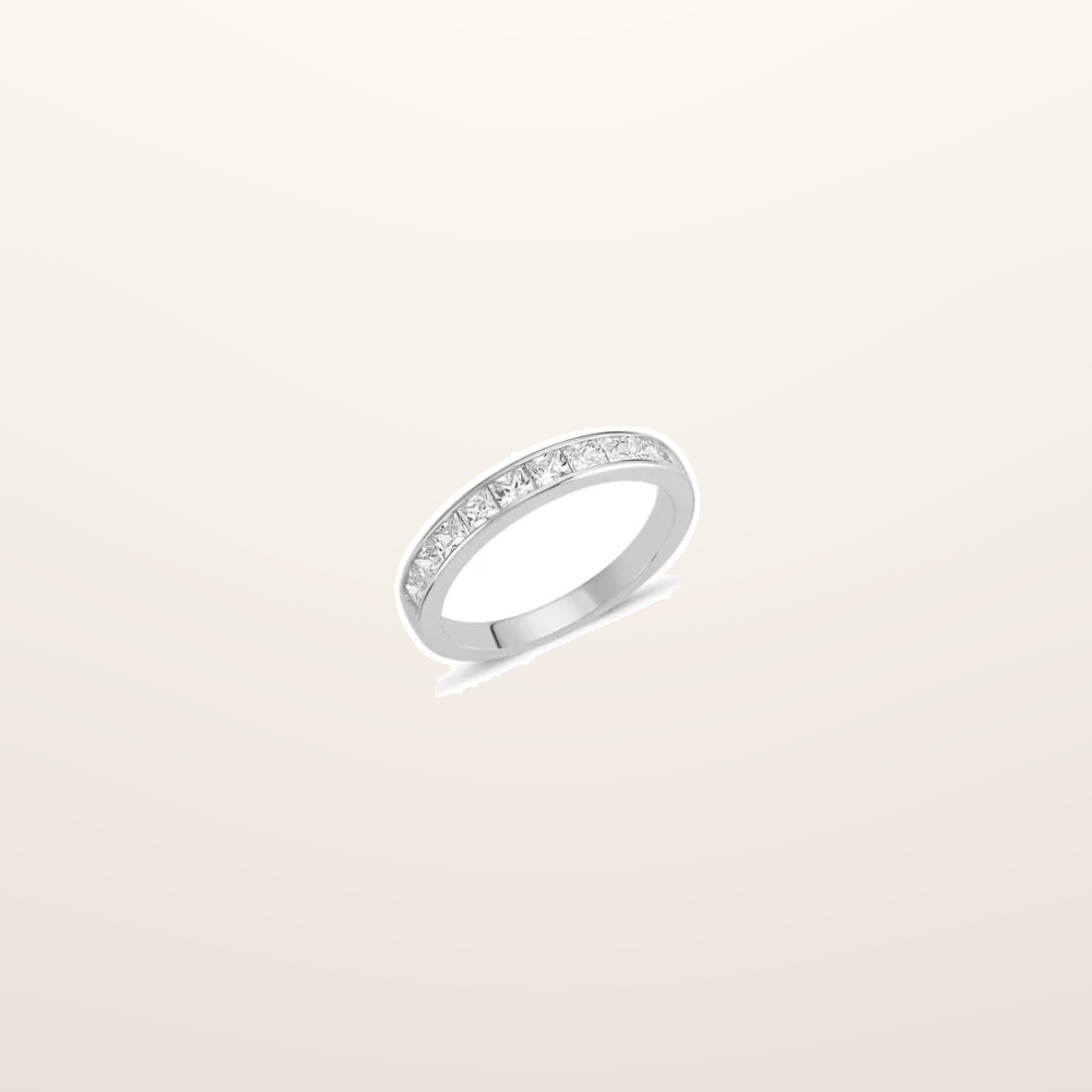 IT_ROLE:studio_clean | 925 Silver Cubic Zirconia Half ET Ring