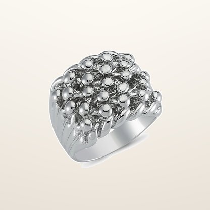 IT_ROLE:studio_clean | 925 Silver Five Row Keeper Ring