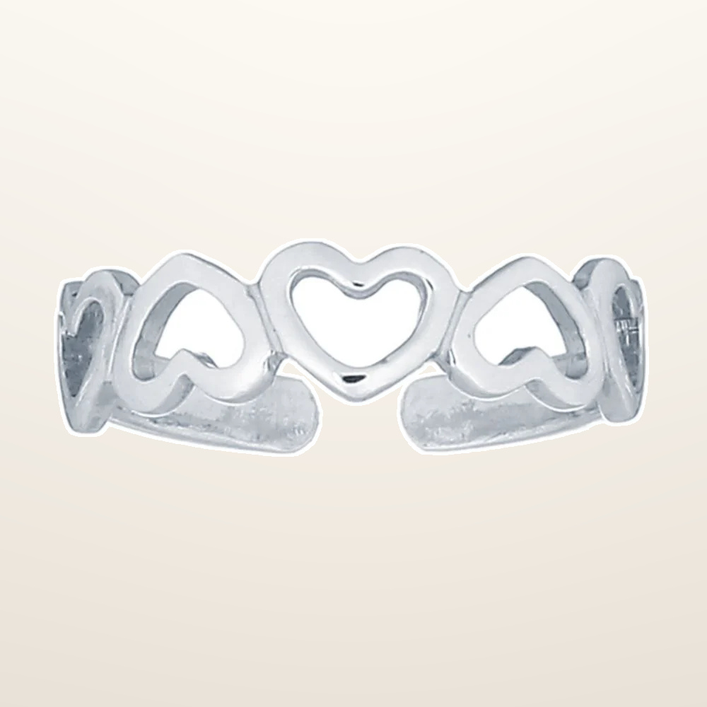 IT_ROLE:studio_clean | 925 Silver Heart Toe Ring