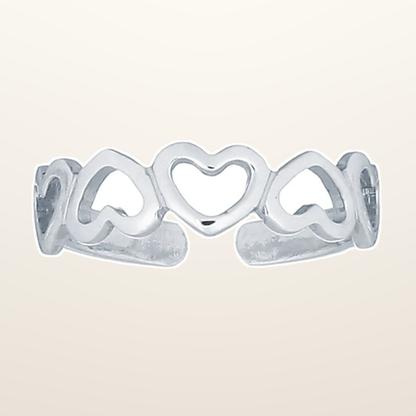 IT_ROLE:studio_clean | 925 Silver Heart Toe Ring