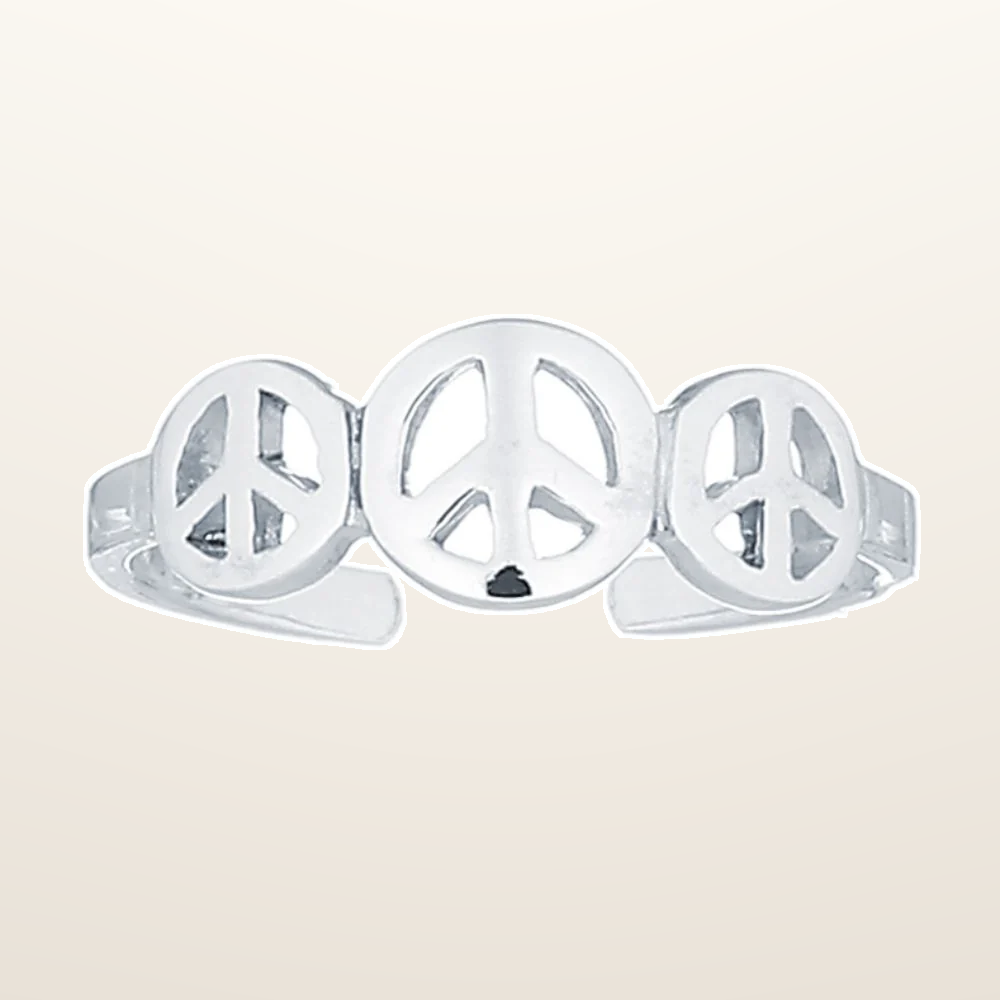 IT_ROLE:studio_clean | 925 Silver Peace Toe Ring