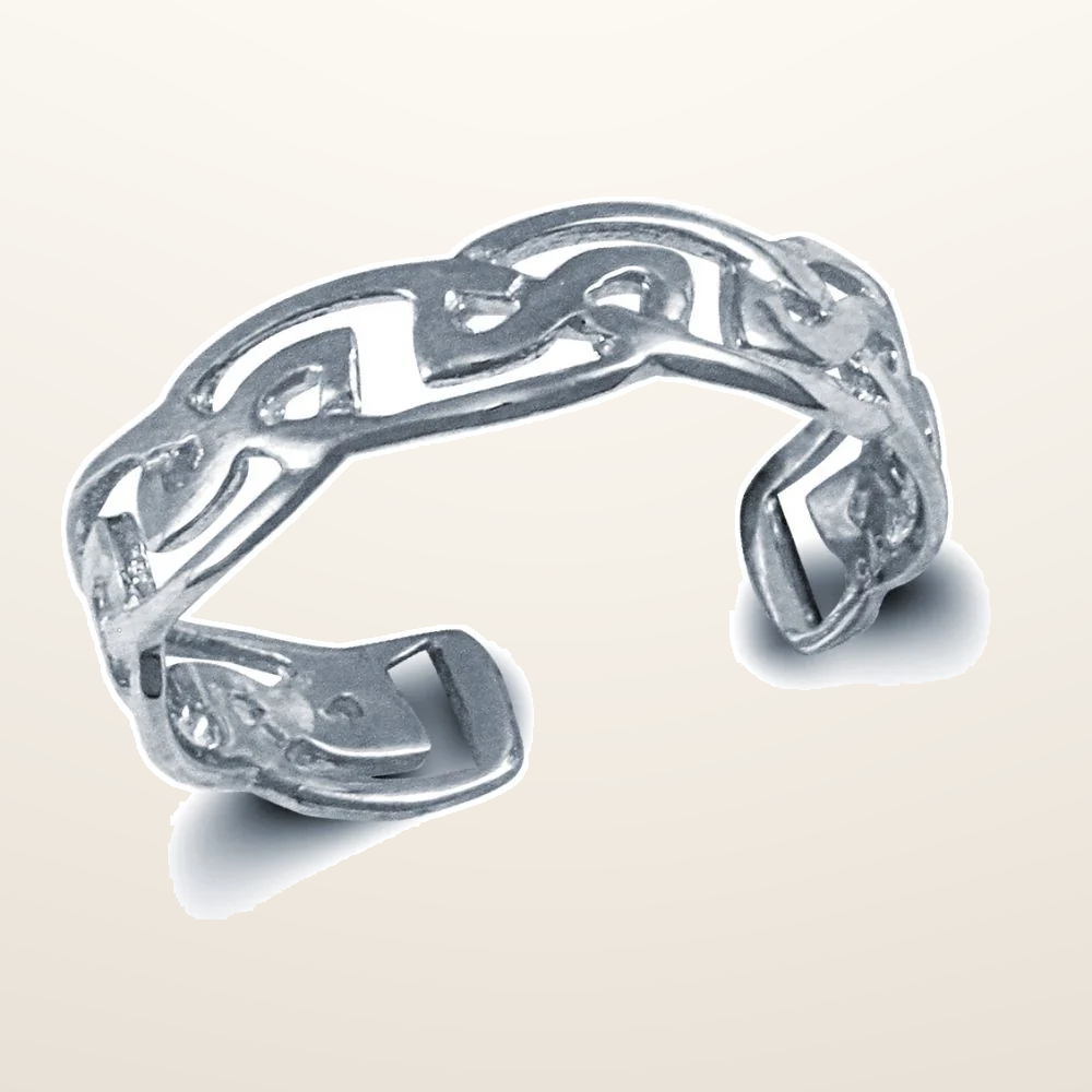 IT_ROLE:studio_clean | 925 Silver Filigree Toe Ring