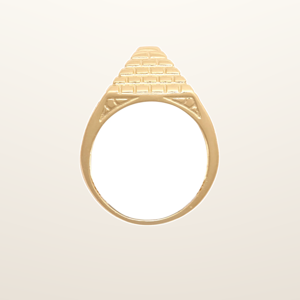 IT_ROLE:studio_clean | 9ct Yellow Gold Child's Pyramid Ring