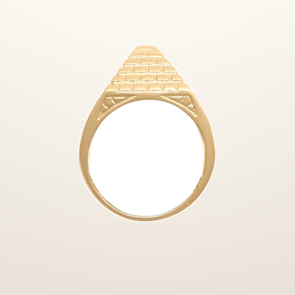 IT_ROLE:studio_clean | 9ct Yellow Gold Child's Pyramid Ring