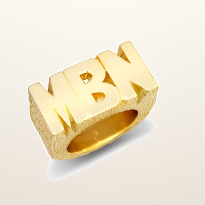 IT_ROLE:studio_clean | 9ct Yellow Gold Initial Blank Ring