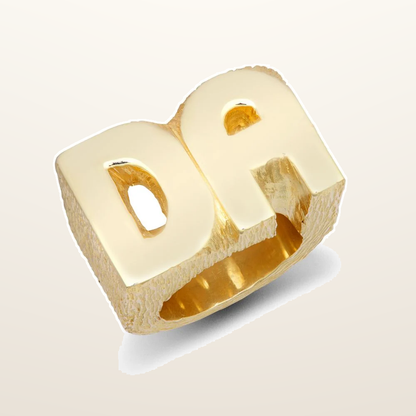 IT_ROLE:studio_clean | 9ct Yellow Gold Initial Blank Ring